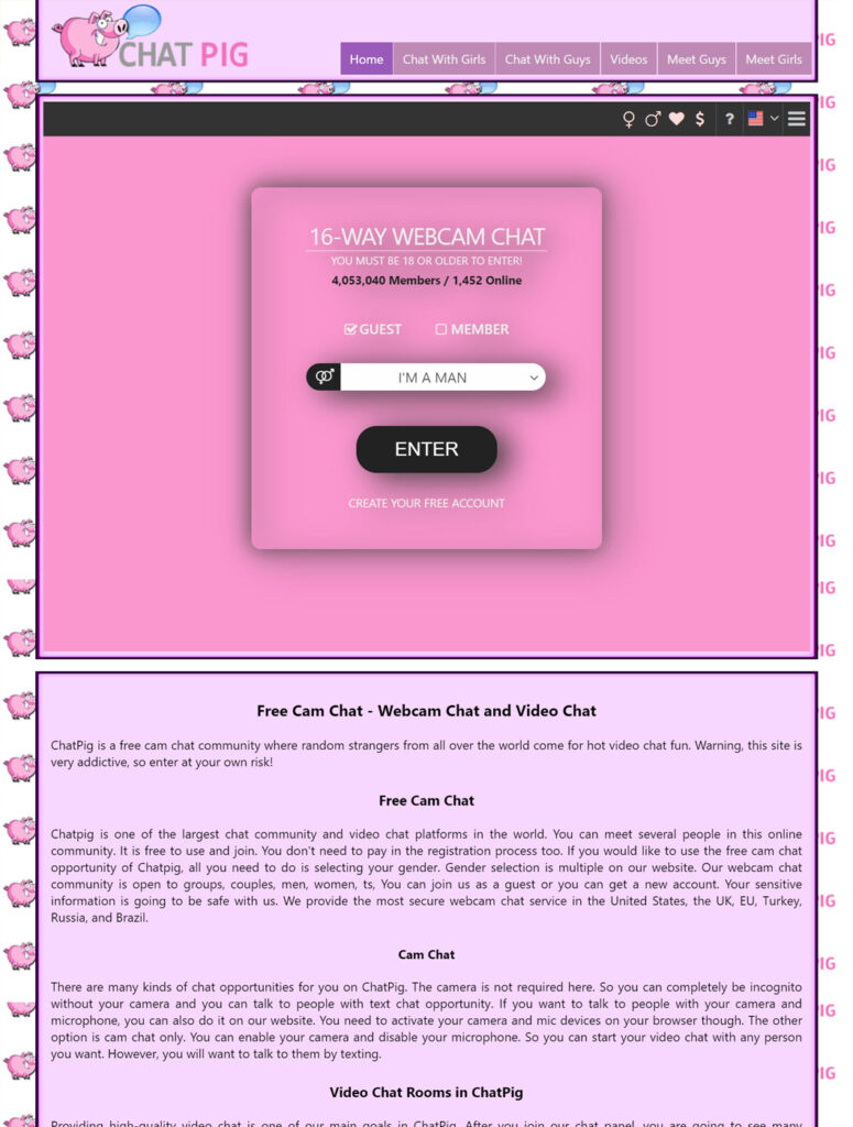 Sex cam roulette free deals