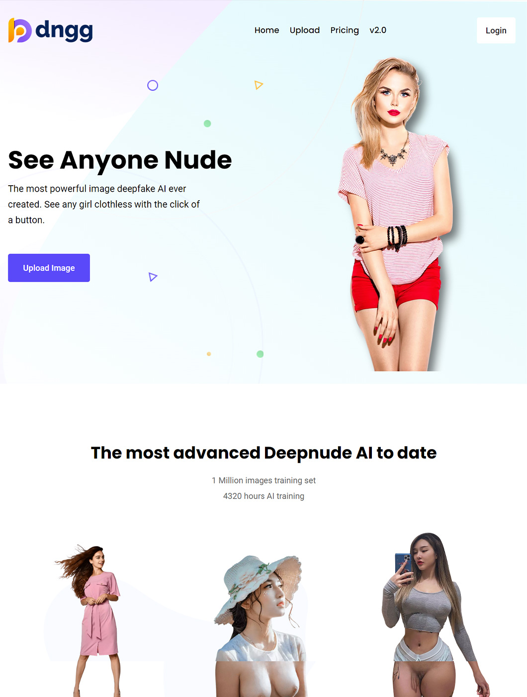 Deepnude website