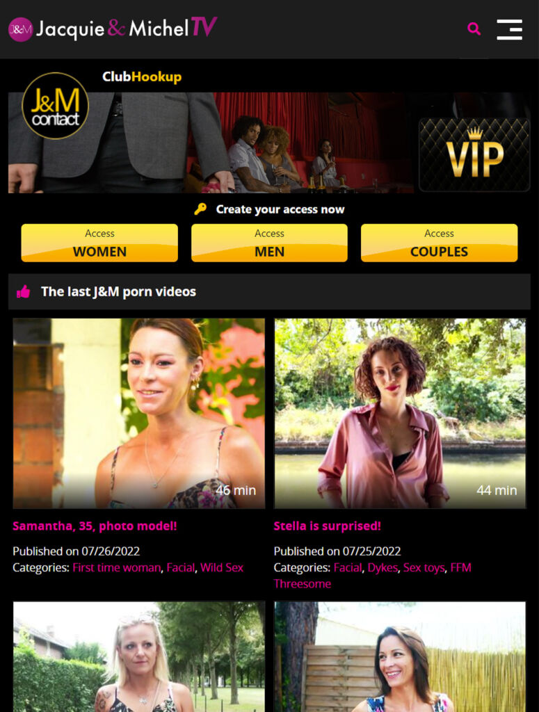 Jacquie et Michel TV site review