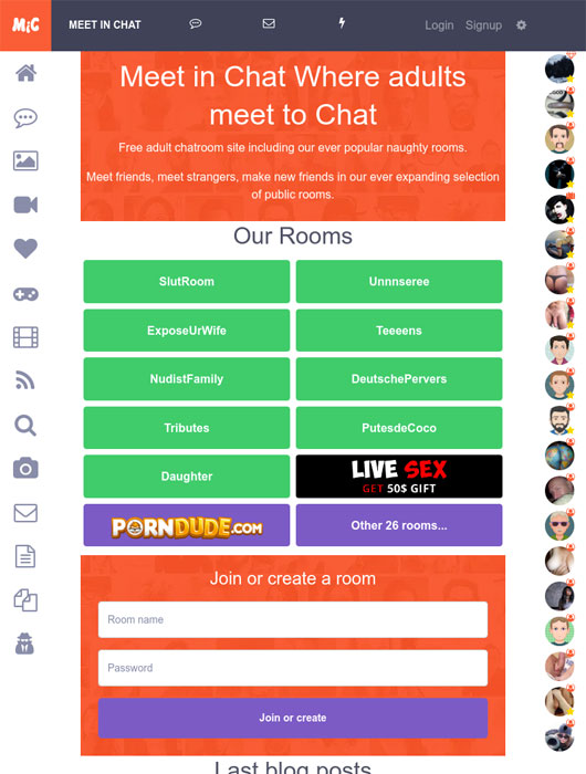 Meet in Chat site review