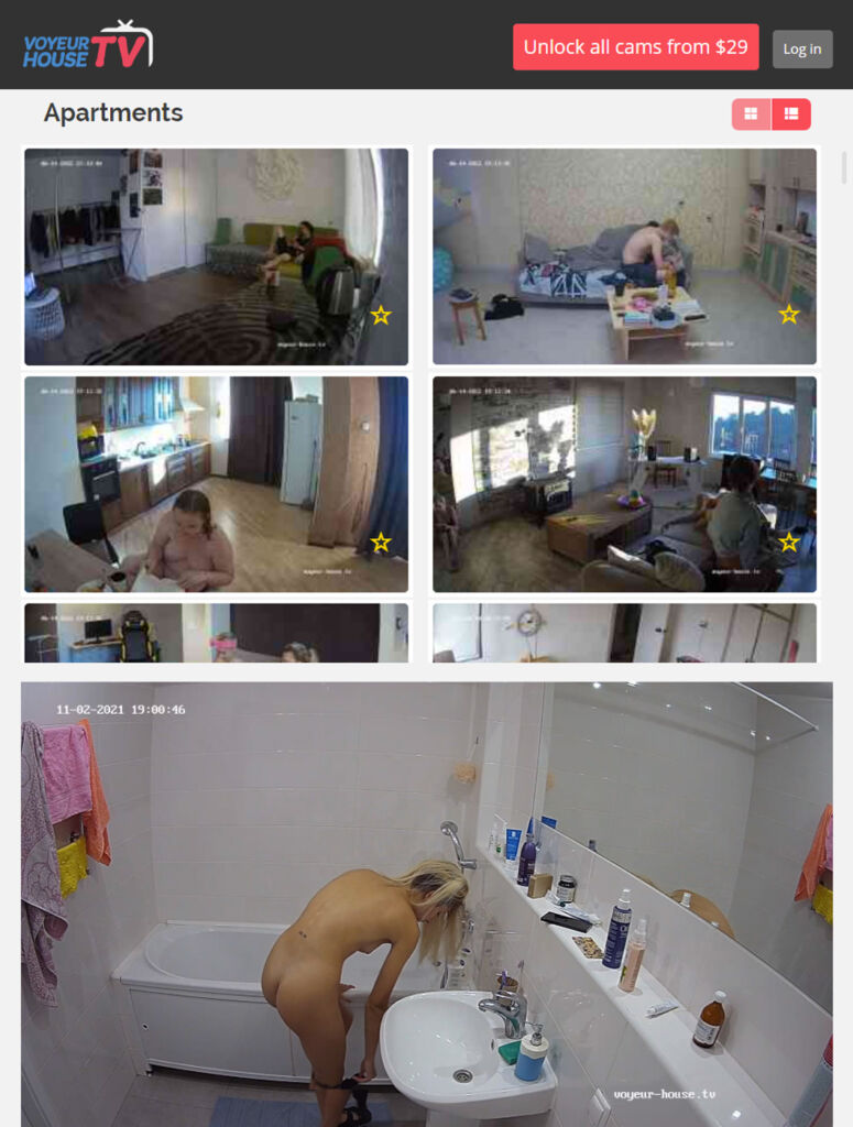 voyeur house cam tv